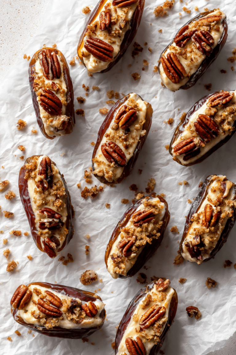 Pecan Pie Stuffed Dates