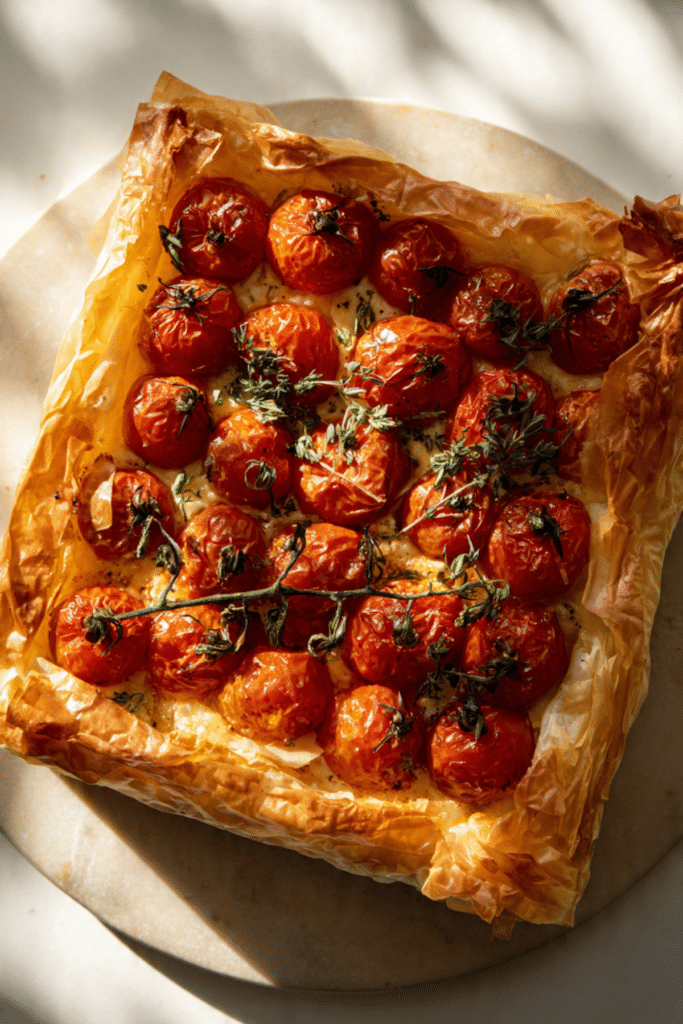 Tomato Phyllo Pie
