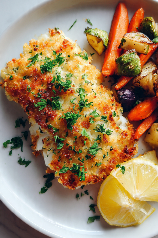 Baked Parmesan Crusted Cod