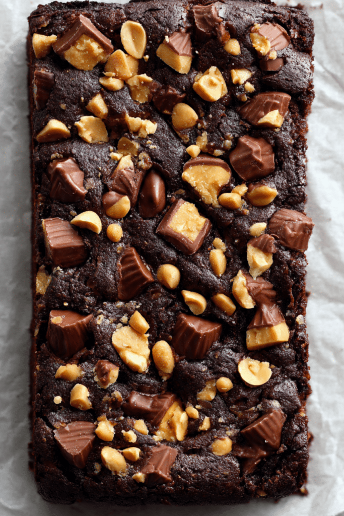 Fudgy Reese’s Brownies