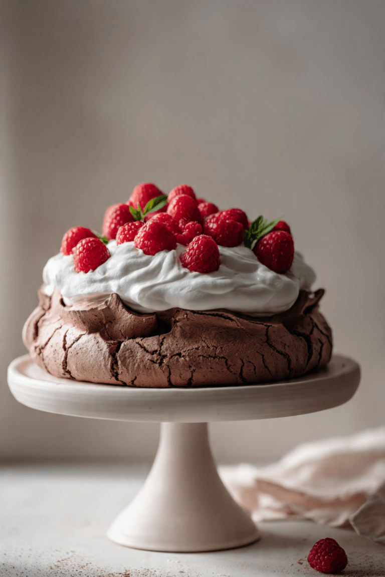 Chocolate Pavlova