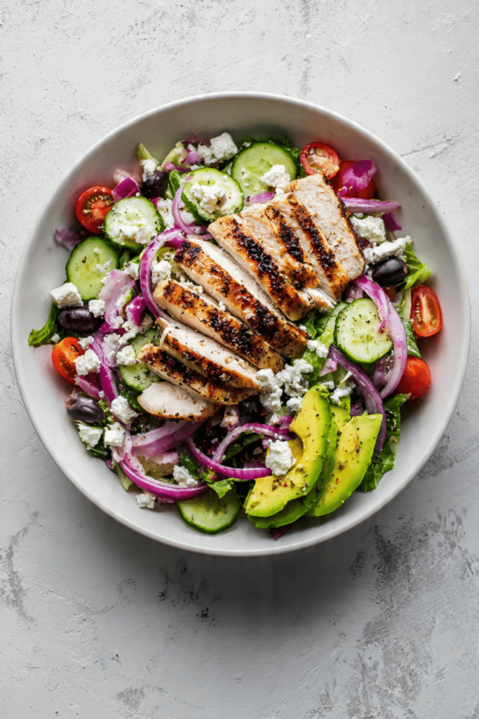 Greek Chicken Slaw