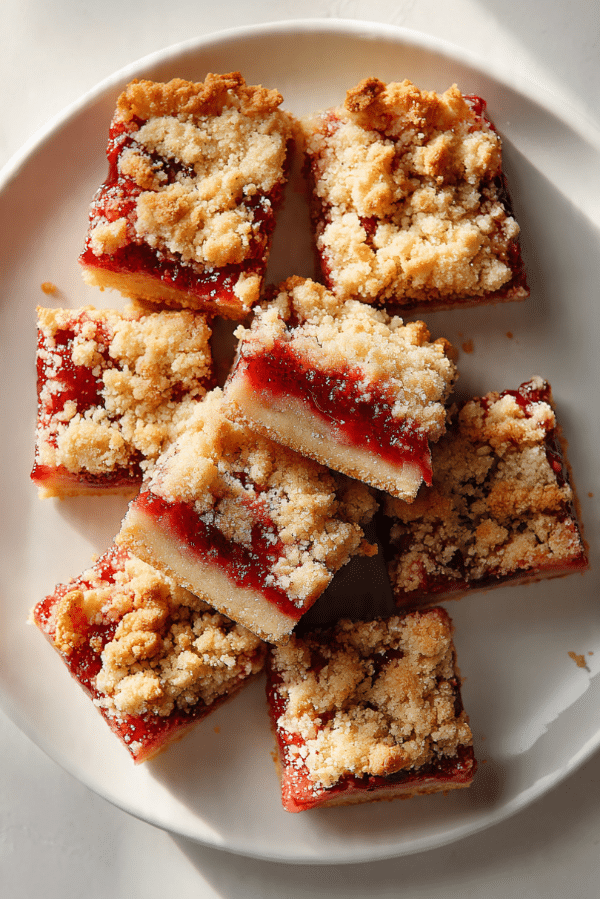 Strawberry Crumb Bars