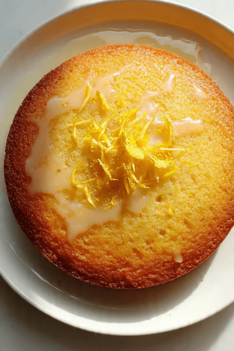 GF Lemon Butter Cake