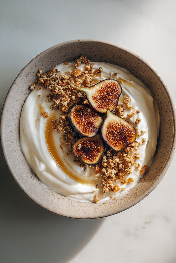 Airfried Figs Yogurt Bowl