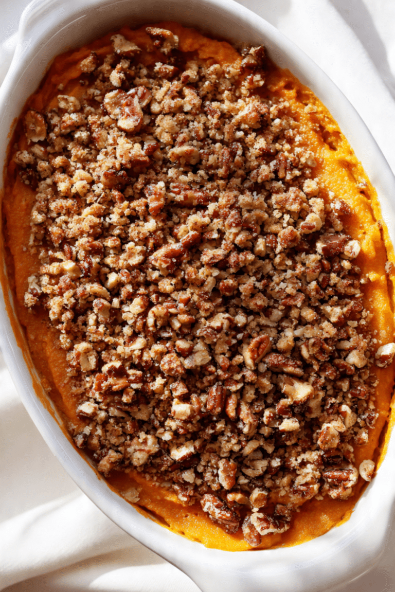 Brown Butter Sweet Potato Casserole
