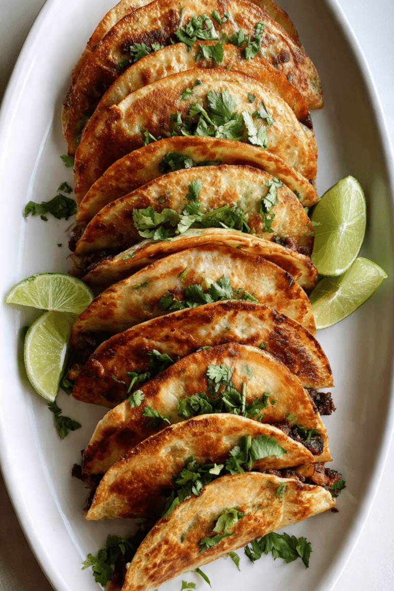 CRISPY Black Bean Tacos