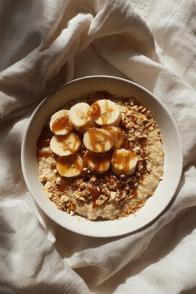 Caramelised Banana Oat Bowl