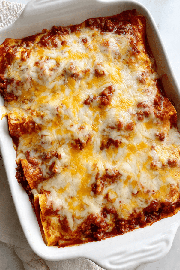Red Enchilada Casserole
