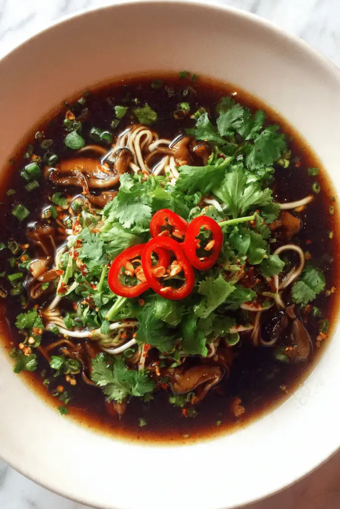 Spicy Noodle Soup