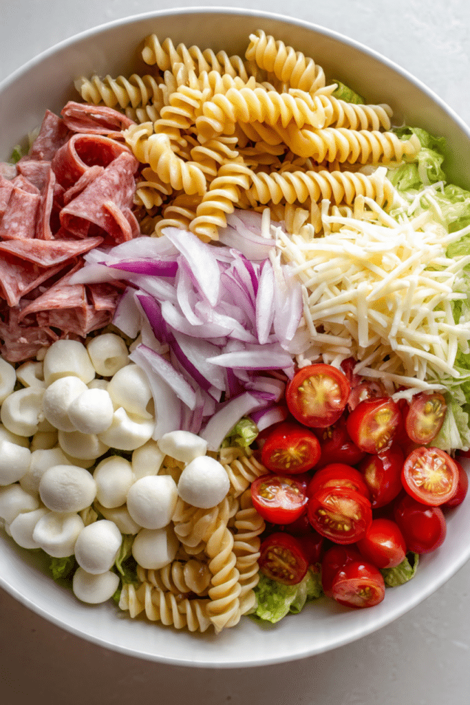 Grinder Salad with Italian Dressing