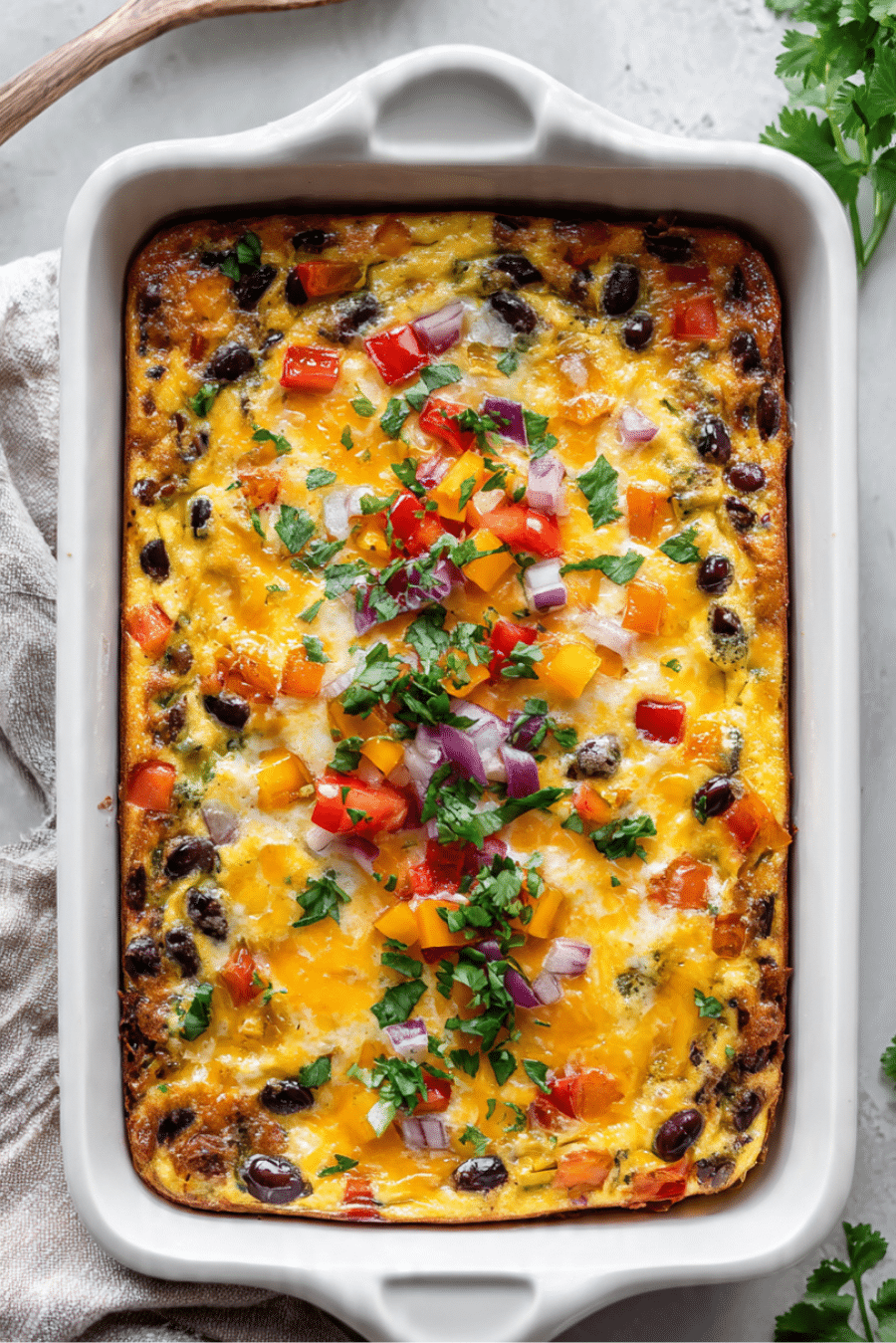 Mexican Egg Bake Breakfast