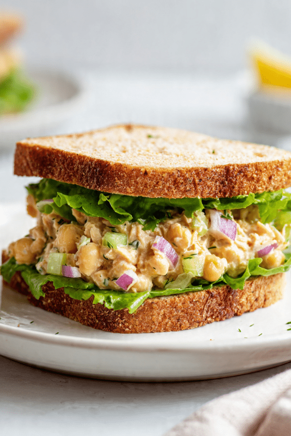 Chickpea Tuna Sandwich