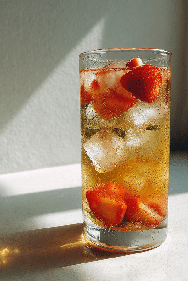 Iced Strawberry Green Tea