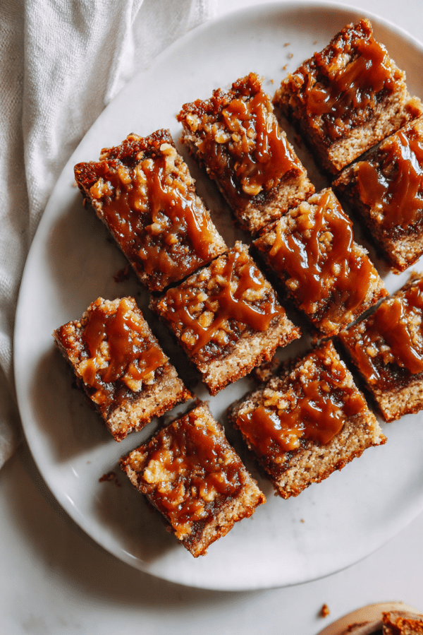 DATE CARAMEL BANANA BREAD BARS