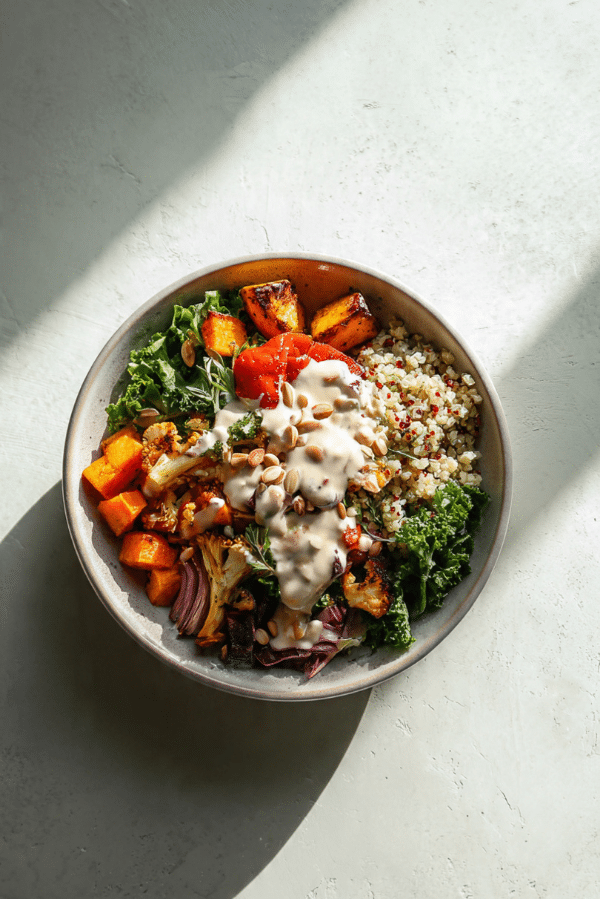 GLOW BOWL with Tahini Yogurt Sauce