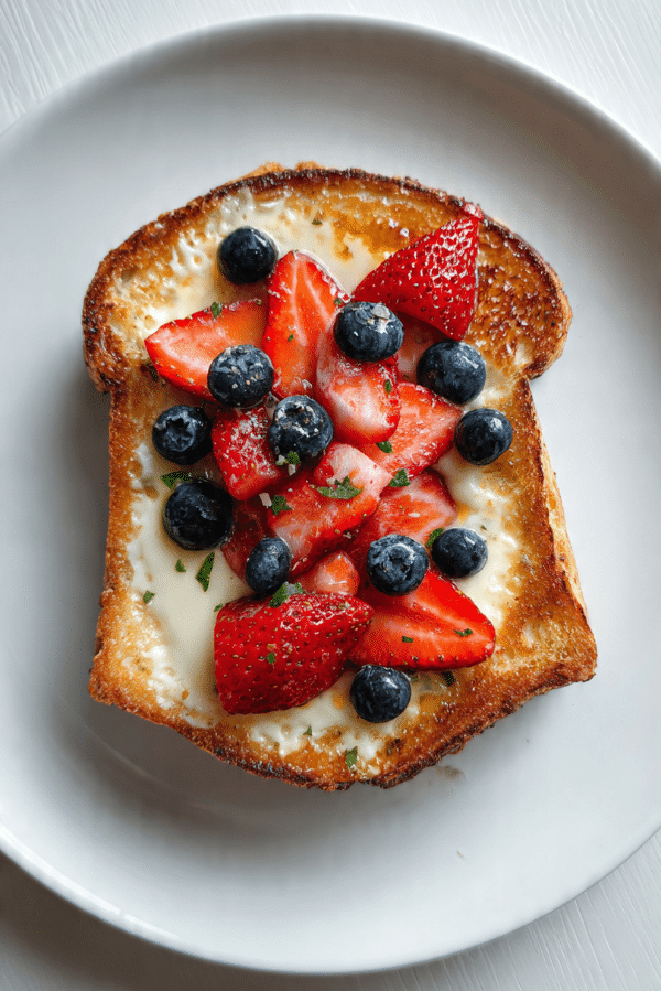Custard Yogurt Toast