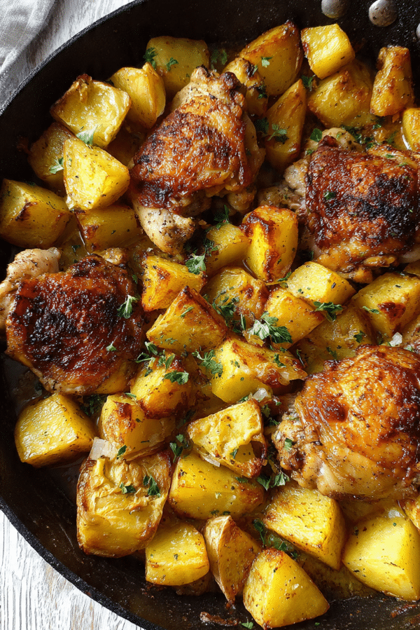 One-Pan Chicken & Potatoes
