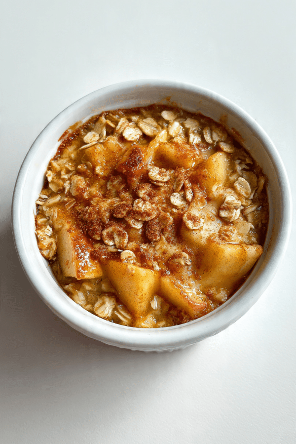 Apple Crisp Baked Oats