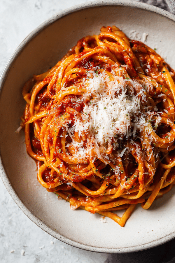 Cheesy Marinara Pasta