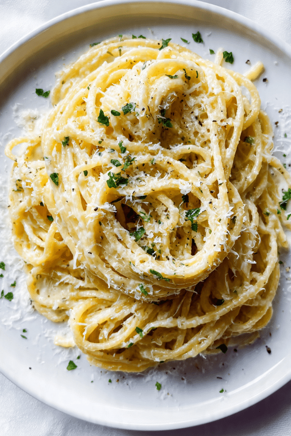 garlic parmesan pasta
