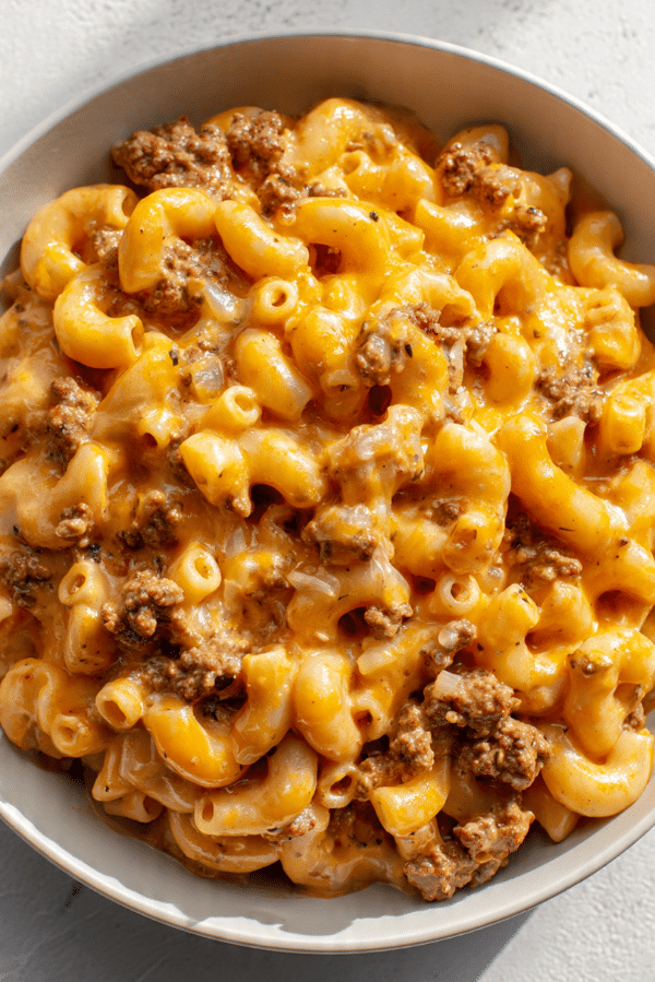 One Pot Cheeseburger Pasta