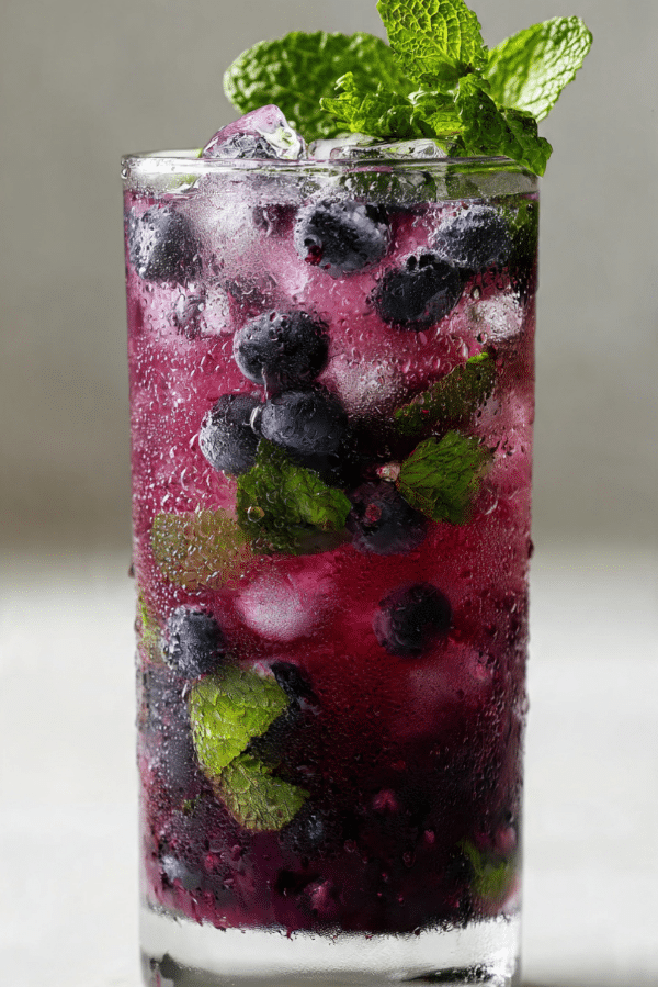 Blueberry Mint Mocktail