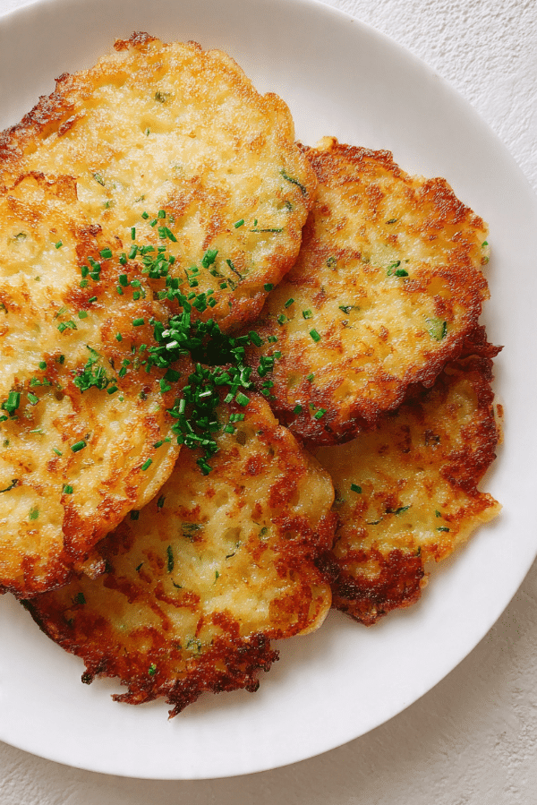 Fast potato pancakes