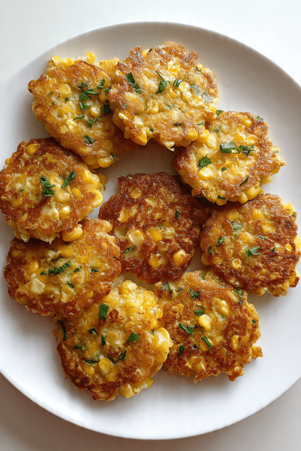 Potato and Sweet Corn Fritters
