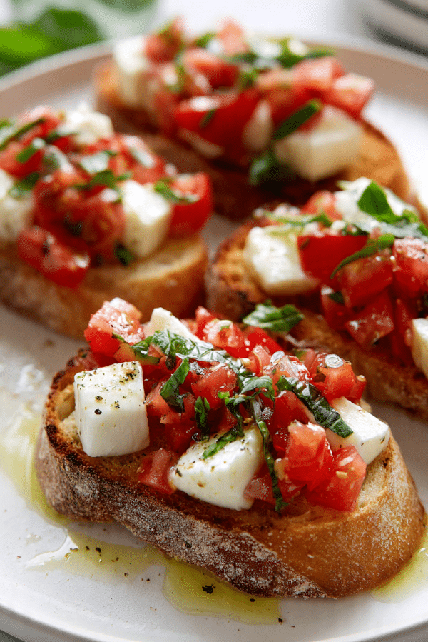 Tomato & Mozzarella Bruschetta