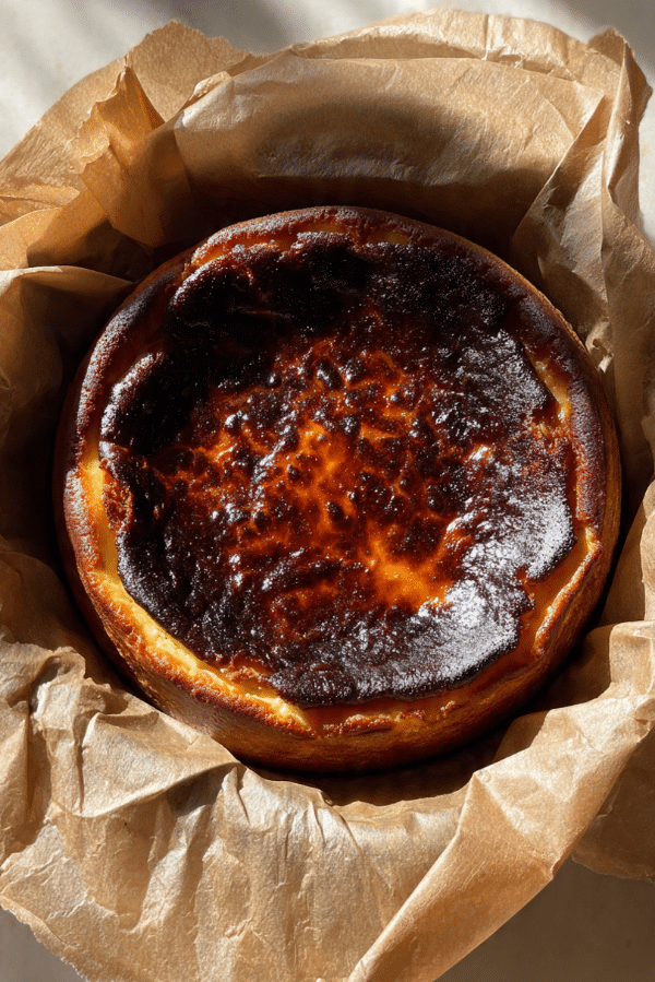 Charcoal San Sebastian Cheesecake