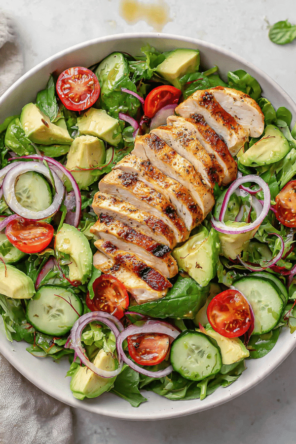 Spring Chicken & Avocado Salad