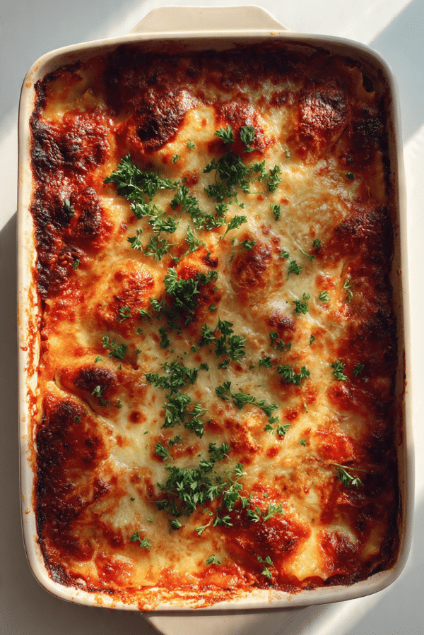 Viral Dumpling Lasagna