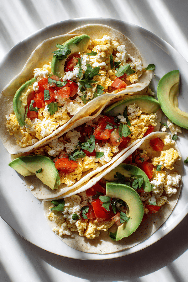 Cottage Cheese Breakfast Tacos