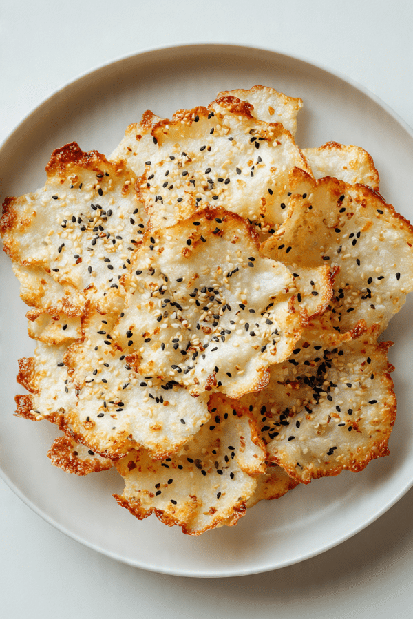Everything Bagel Cottage Cheese Chips